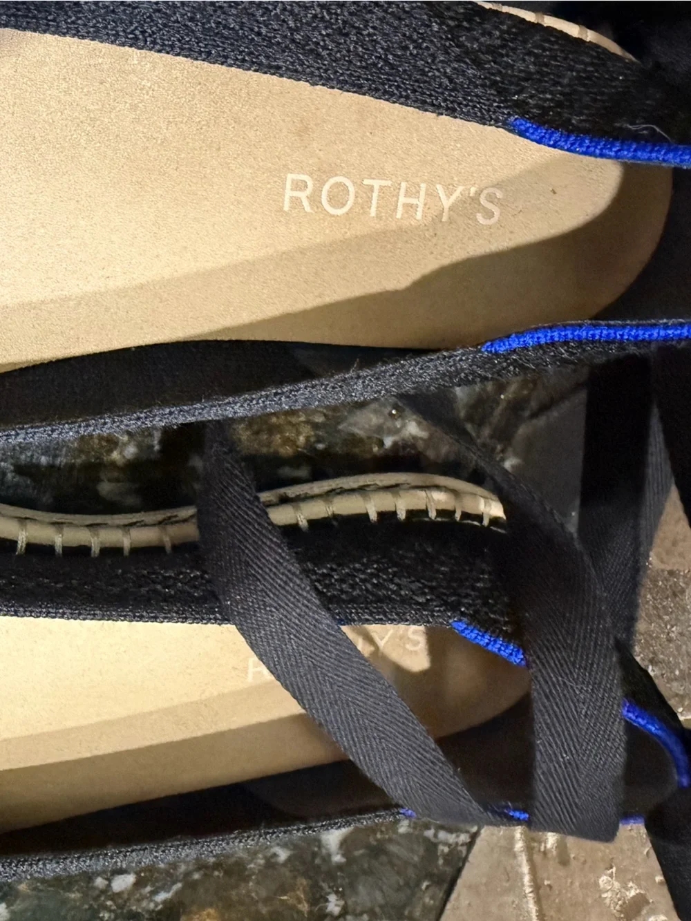 Rothy’s nearly-new Boardwalk Espadrilles with ankle ties - size 9
